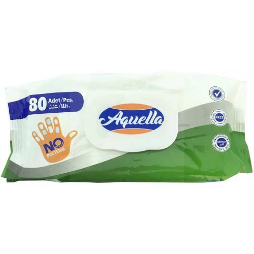 Aquella vlhčené utierky  Antibacterial 80ks