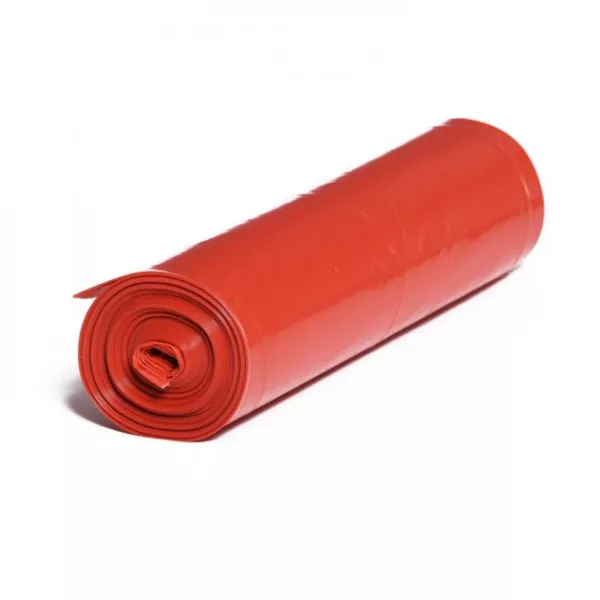 LDPE vrecia červené 1000x1200mm/50mic 240L 25 ks