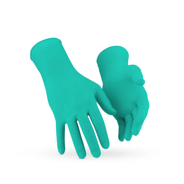 Nitrilové rukavice zelené