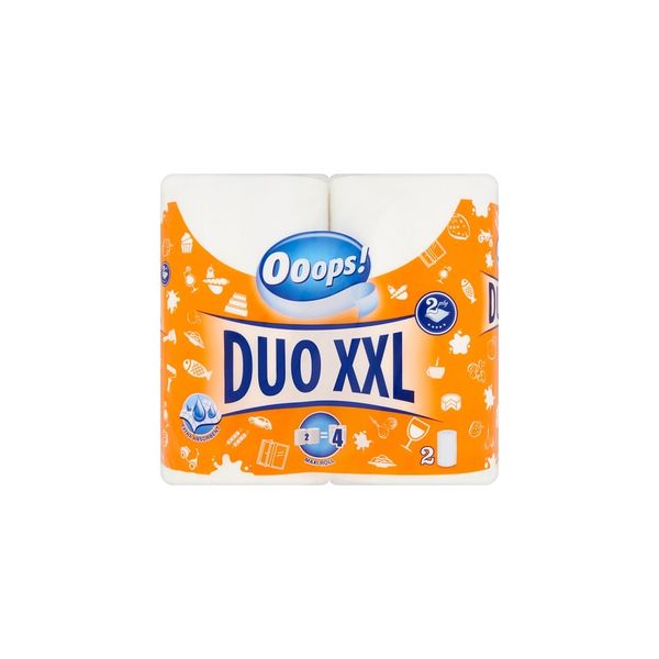 Ooops! Kuchynské utierky Duo XXL 2rol./2vrs.
