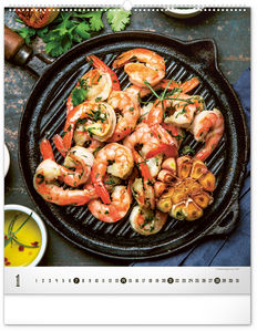Nástenný kalendár Gourmet 2024, 48 × 56 cm