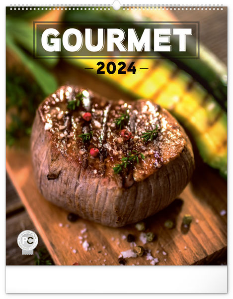 Nástenný kalendár Gourmet 2024, 48 × 56 cm