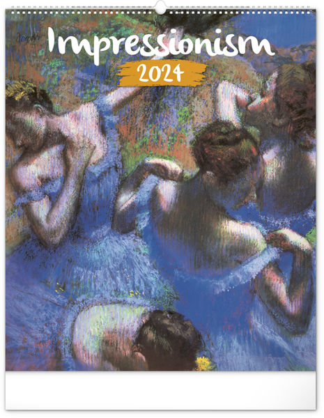 Nástenný kalendár Impresionizmus 2024, 48 × 56 cm