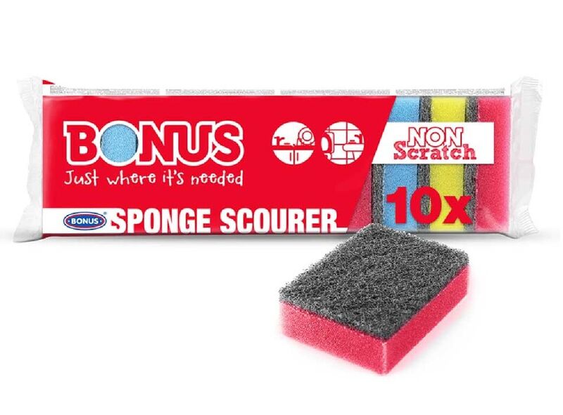 BONUS B040 špongia na riad 10ks 