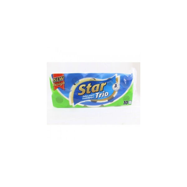 Ooops! Toaletný papier Star Trio 10rol/ 3vrst.